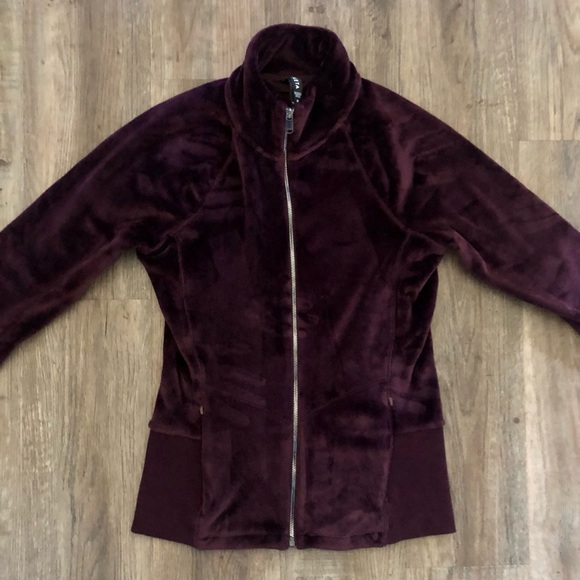 Athleta Purple Cloud Fleece Jacket - Picture 4 of 8
